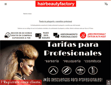 Tablet Screenshot of hairbeautyfactory.com